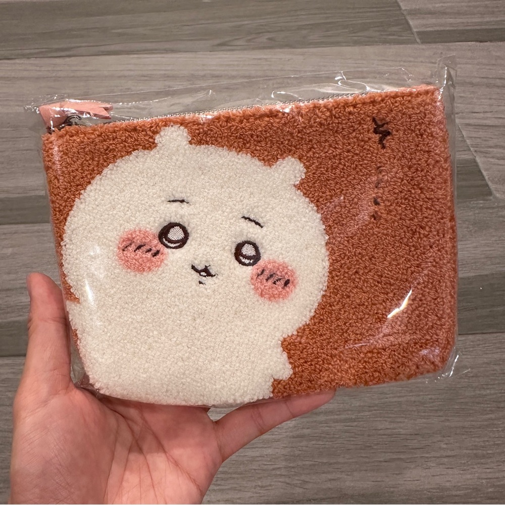 chiikawa Chikawa Sagara 3 Pocket Pouch Pink - Picture 6 of 12